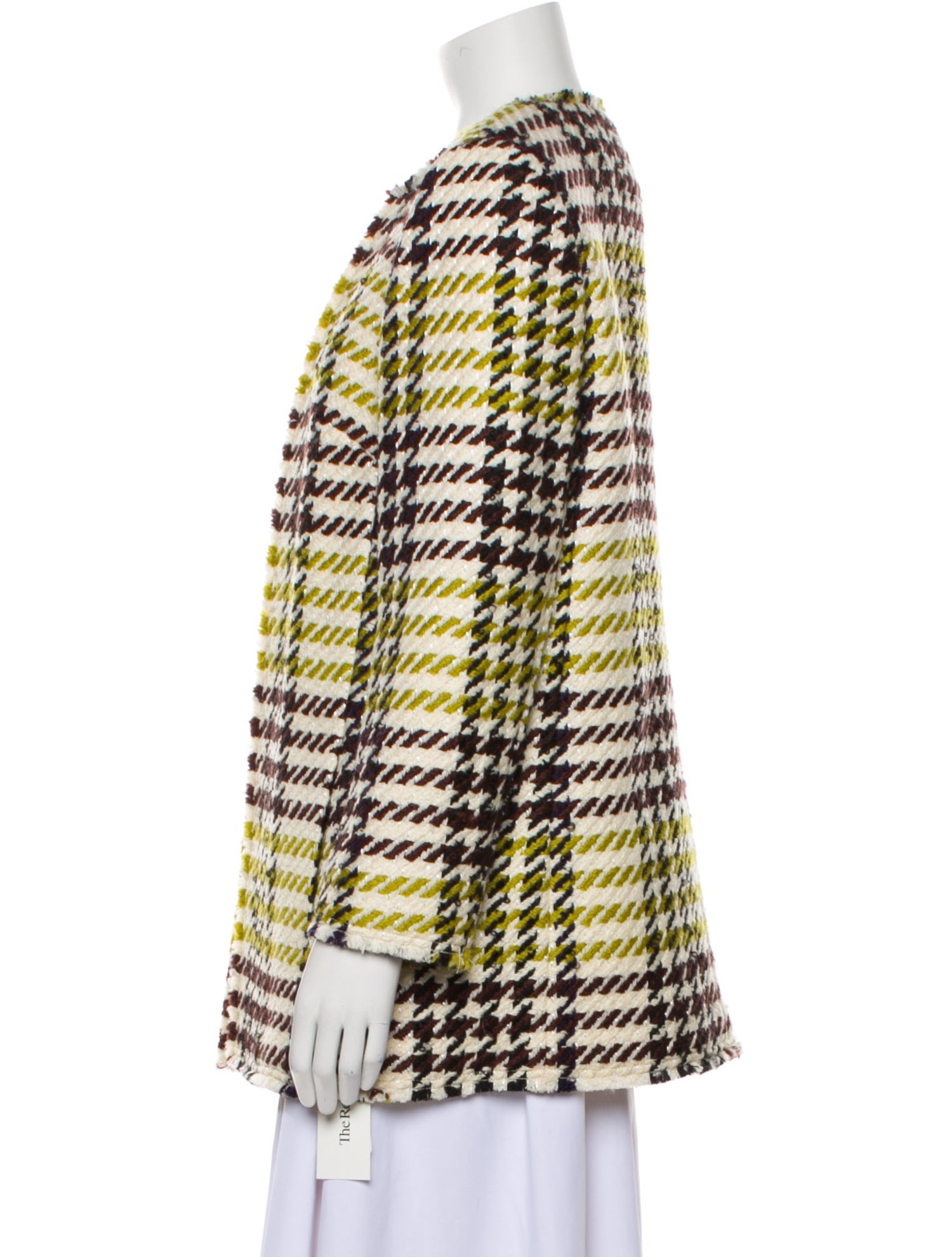 Lafayette 148 Wool Houndstooth Print Evening Jacket w/ Tags