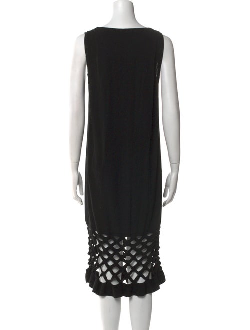 Lafayette 148 Scoop Neck Midi Length Dress