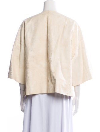 Lafayette 148 Leather Evening Jacket