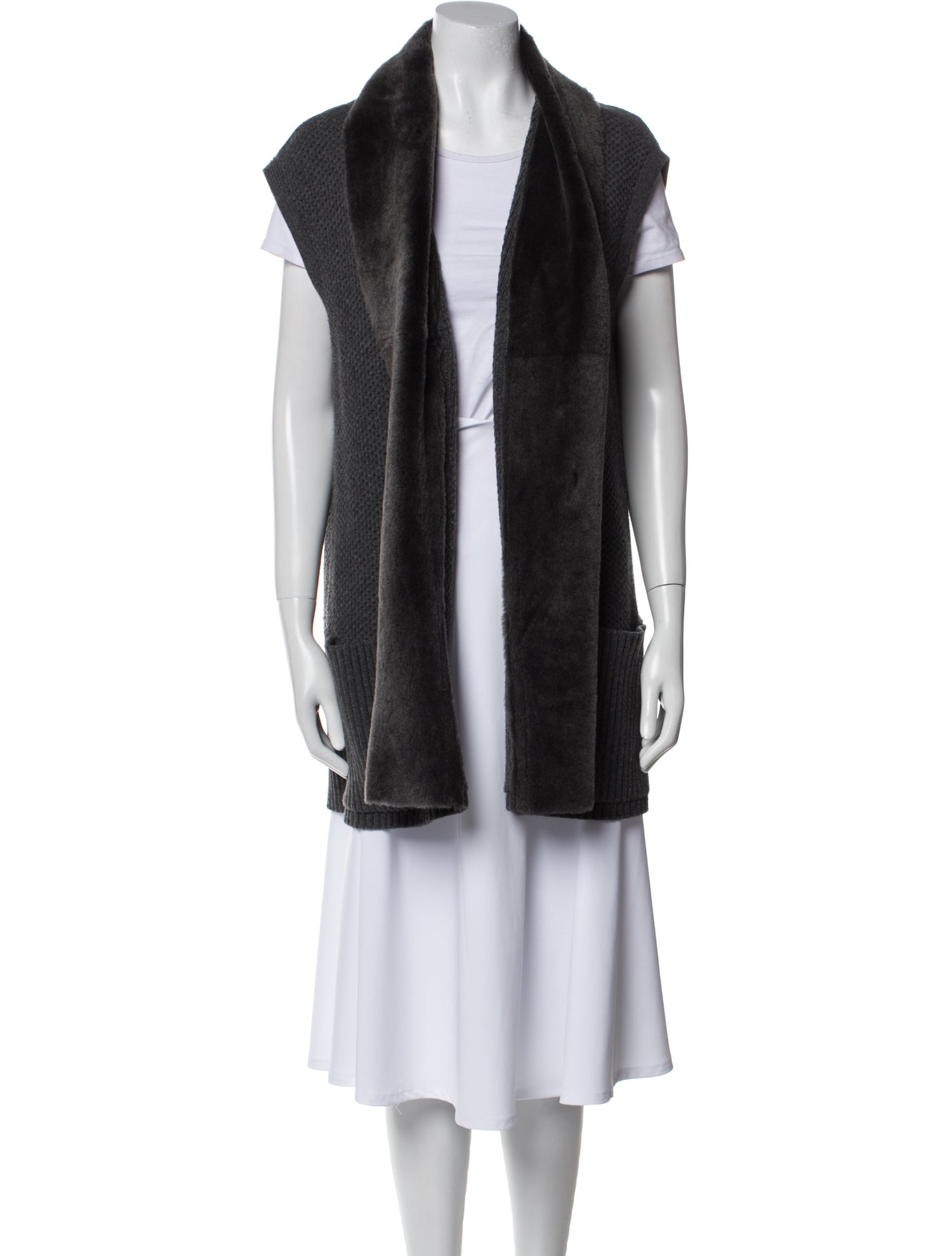 Lafayette 148 Wool Fur Jacket