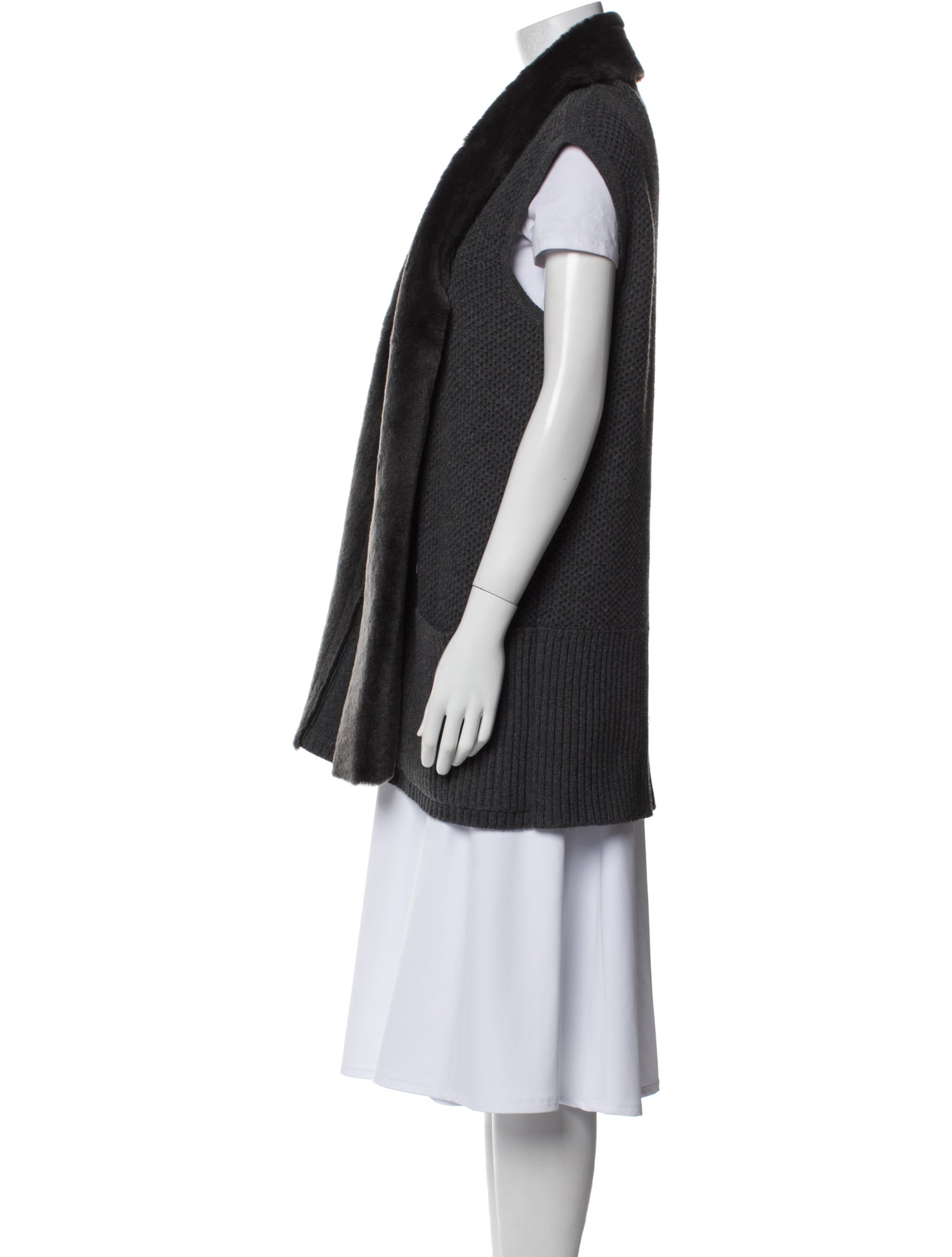 Lafayette 148 Wool Fur Jacket