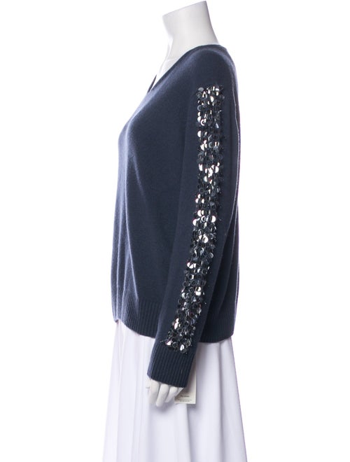 Lafayette 148 Cashmere V-Neck Sweater