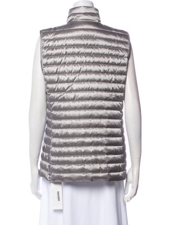 Lafayette 148 Nylon Striped Down Jacket