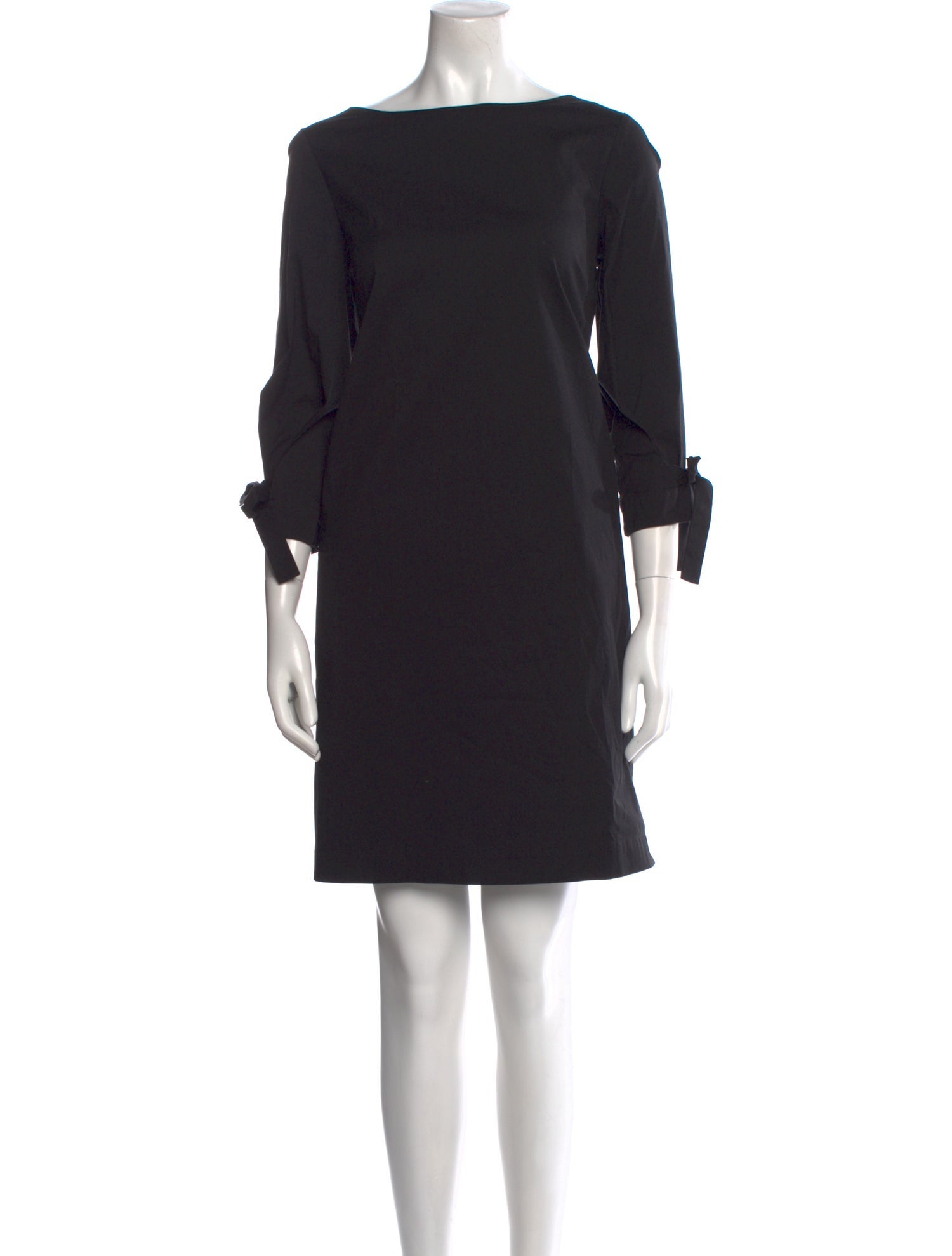 Lafayette 148 Bateau Neckline Mini Dress