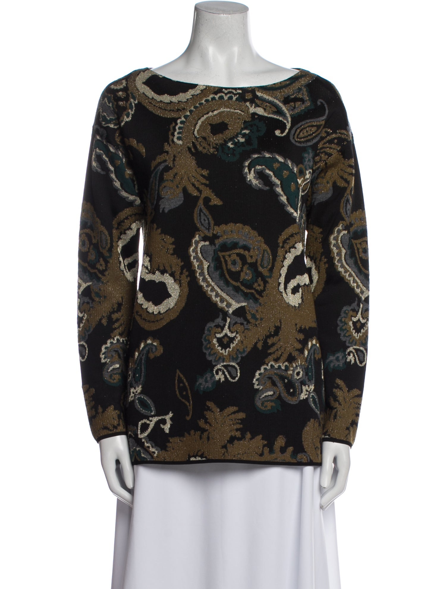 Lafayette 148 Wool Printed Sweater