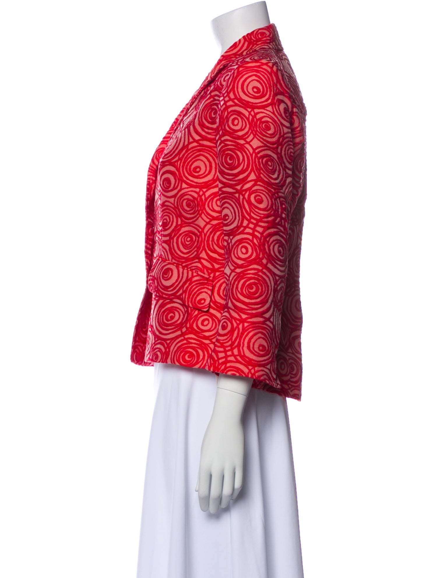 Lafayette 148 Floral Print Blazer