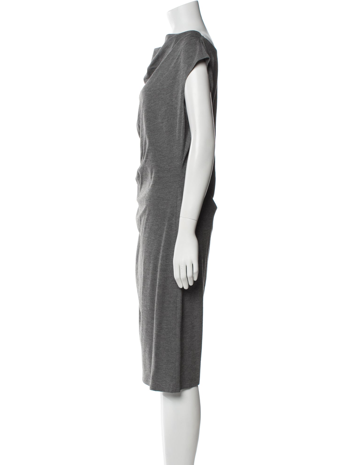 Lafayette 148 Cowl Neck Midi Length Dress