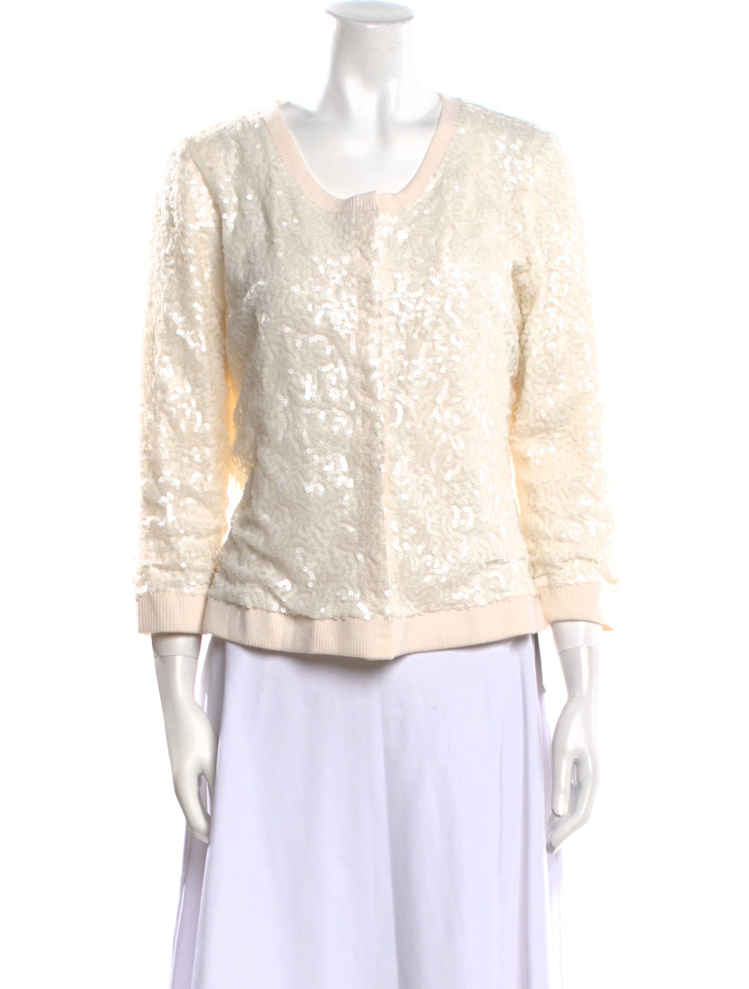 Lafayette 148 Wool Scoop Neck Sweater