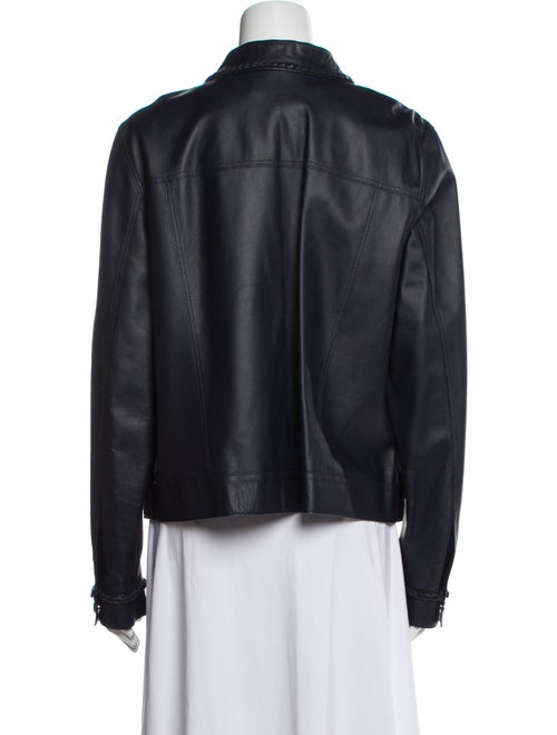 Lafayette 148 Lambskin Biker Jacket