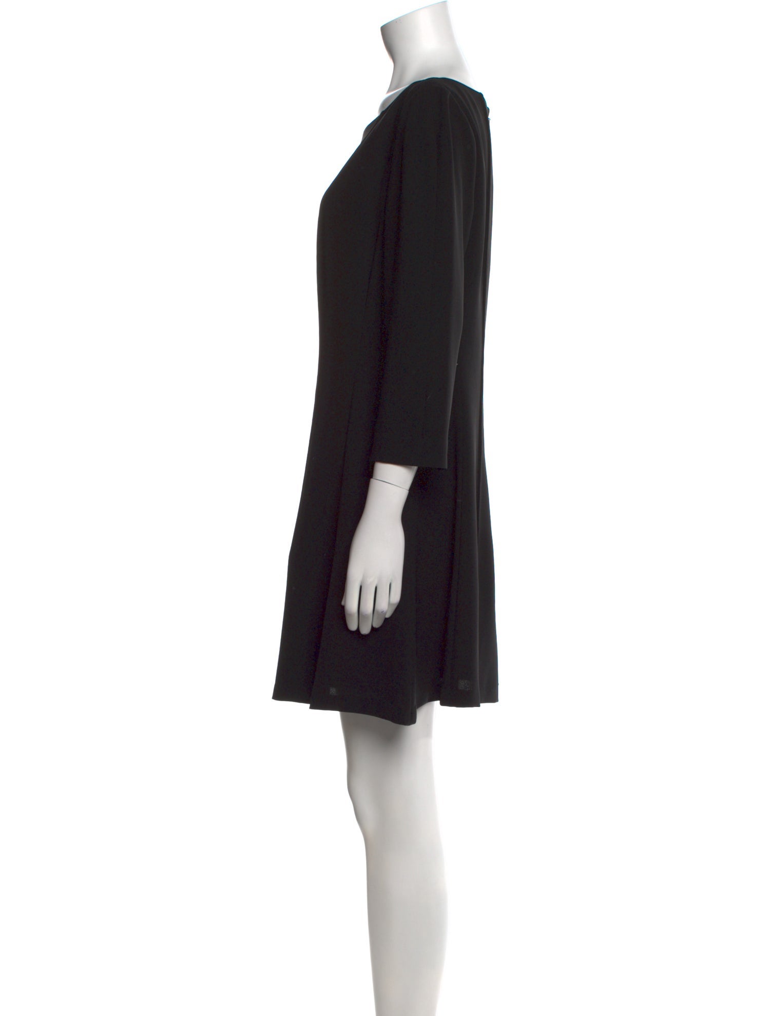 Lafayette 148 Bateau Neckline Mini Dress
