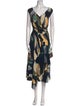 Lafayette 148 Printed Long Dress