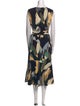 Lafayette 148 Printed Long Dress