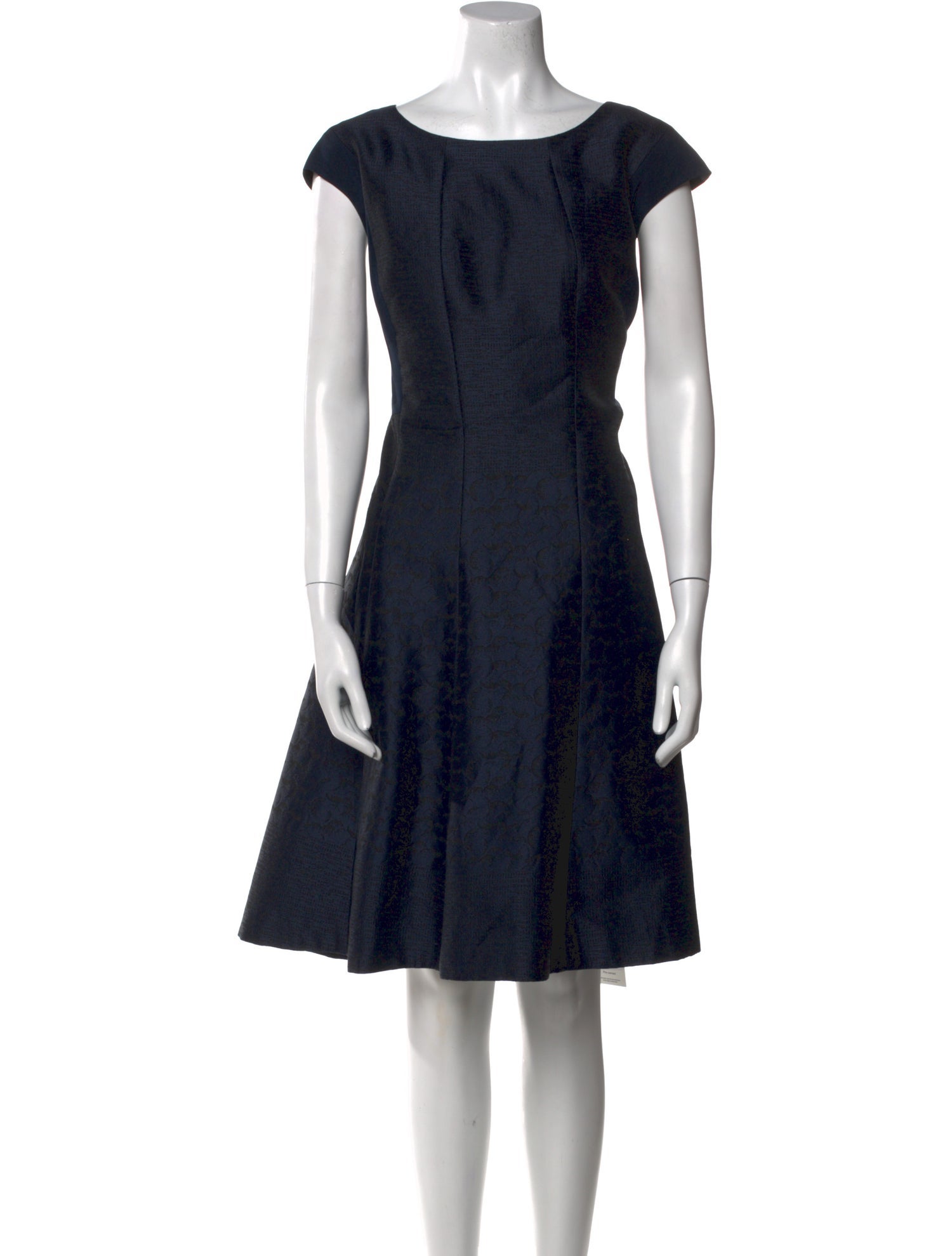 Lafayette 148 Bateau Neckline Knee-Length Dress