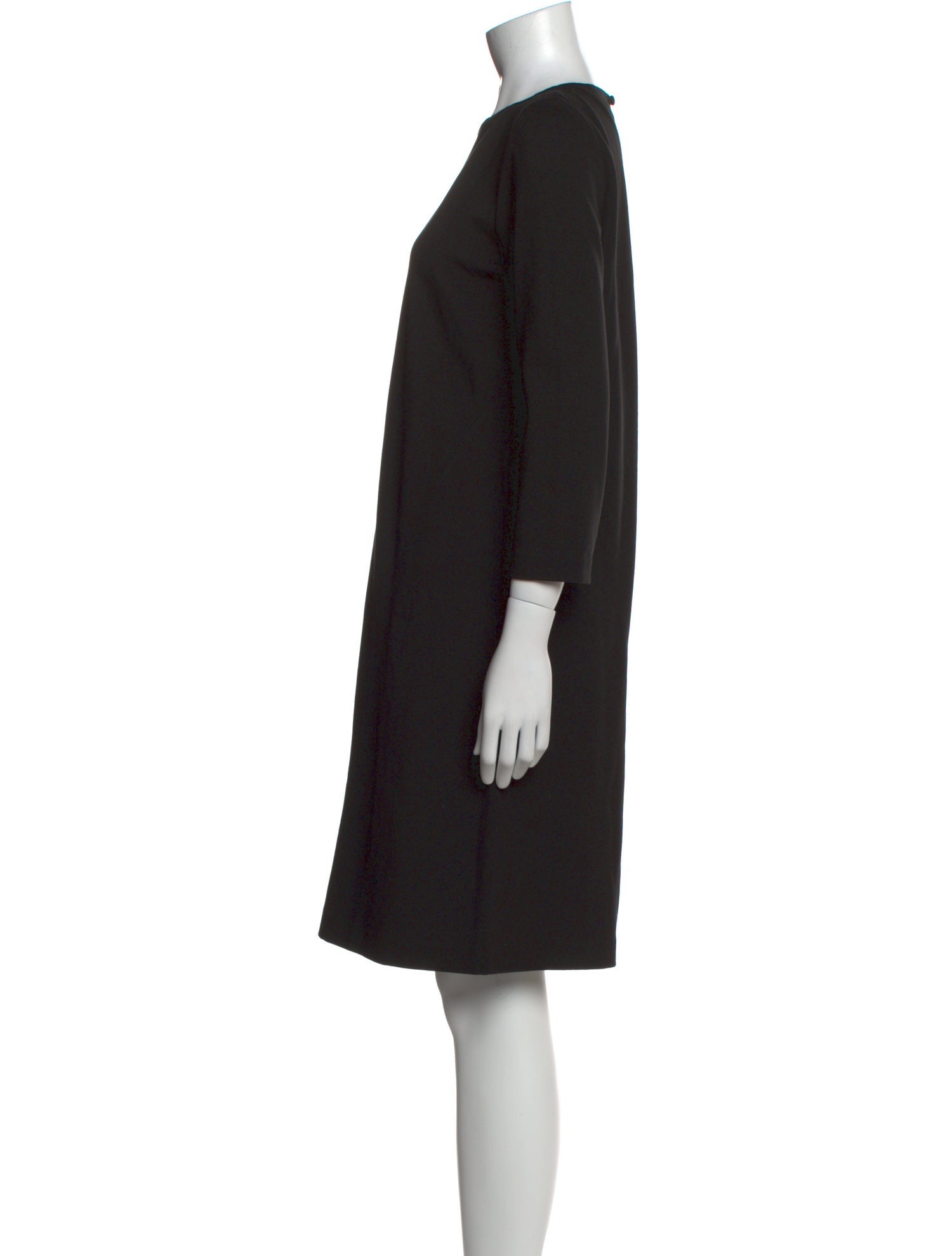 Lafayette 148 Bateau Neckline Knee-Length Dress