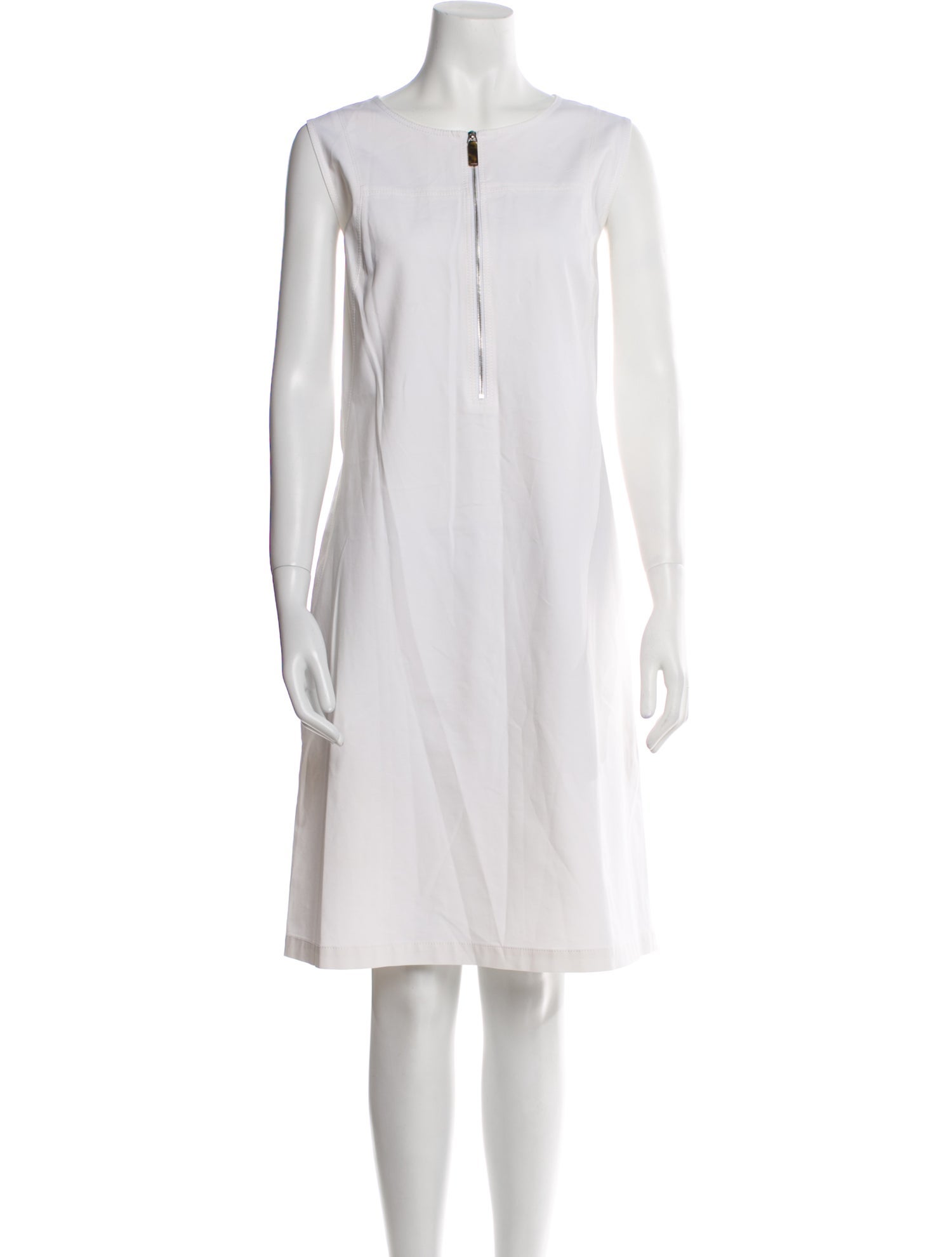 Lafayette 148 Bateau Neckline Knee-Length Dress