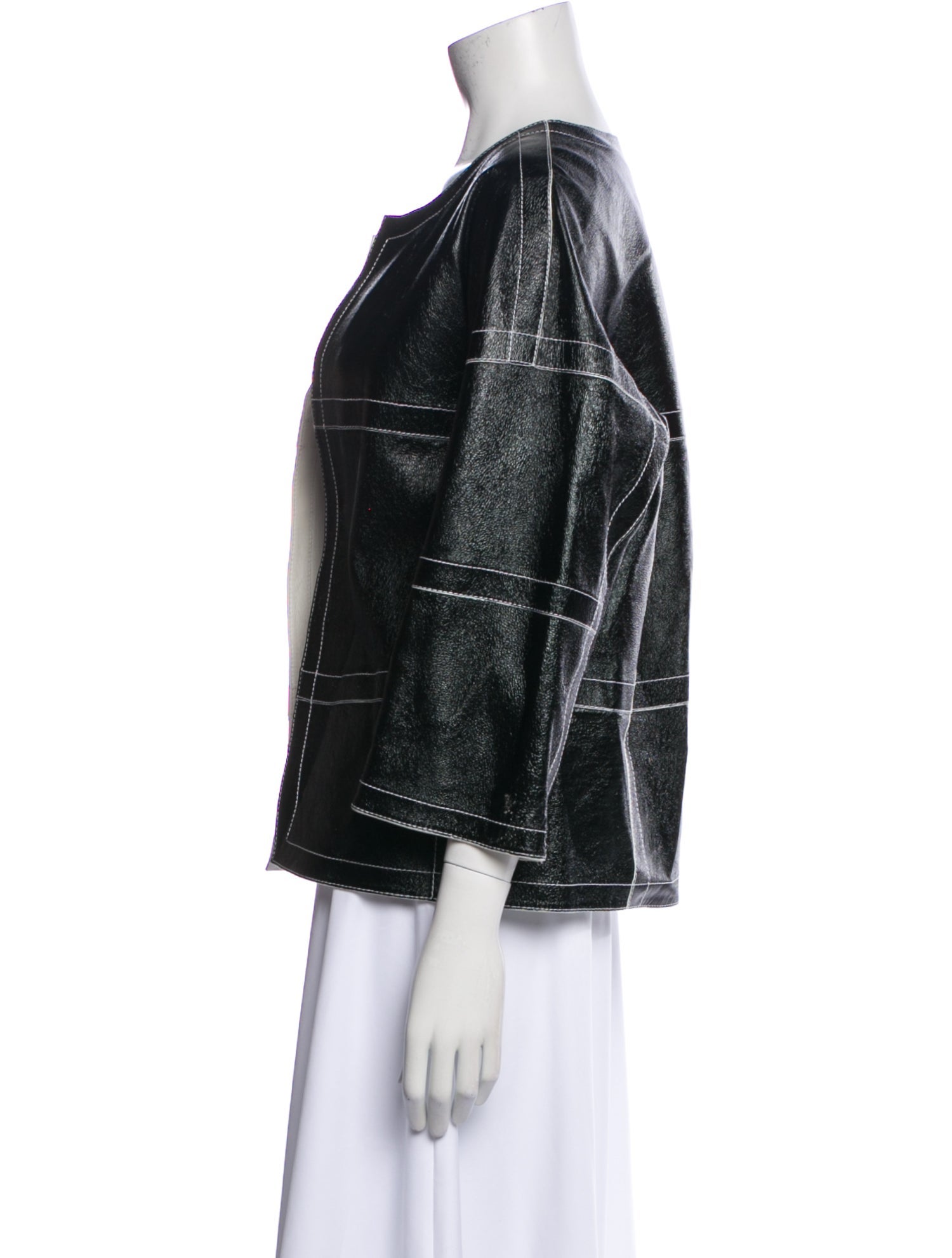 Lafayette 148 Leather Evening Jacket