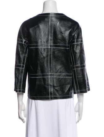 Lafayette 148 Leather Evening Jacket
