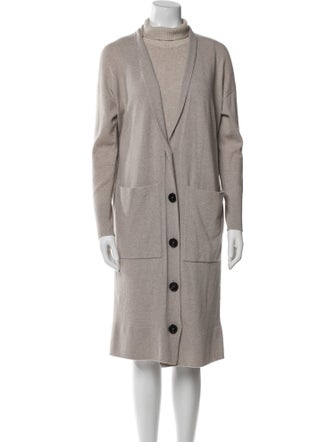 Lafayette 148 Wool Crystal Embellishments Dress Set