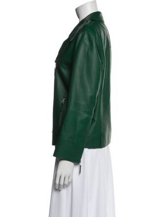 Lafayette 148 Lambskin Biker Jacket