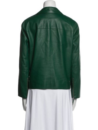 Lafayette 148 Lambskin Biker Jacket