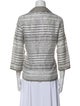 Lafayette 148 Striped Evening Jacket