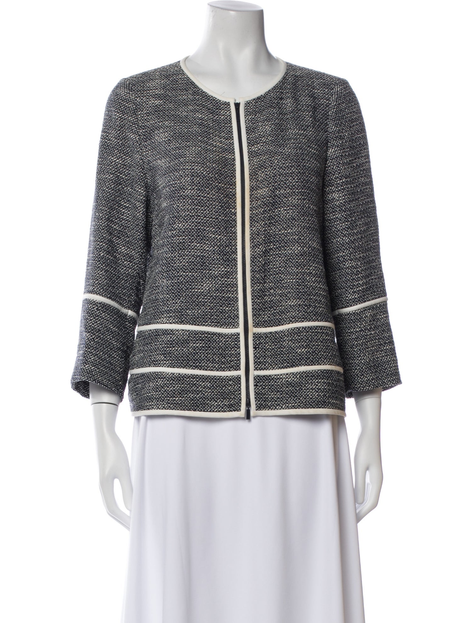 Lafayette 148 Tweed Pattern Jacket