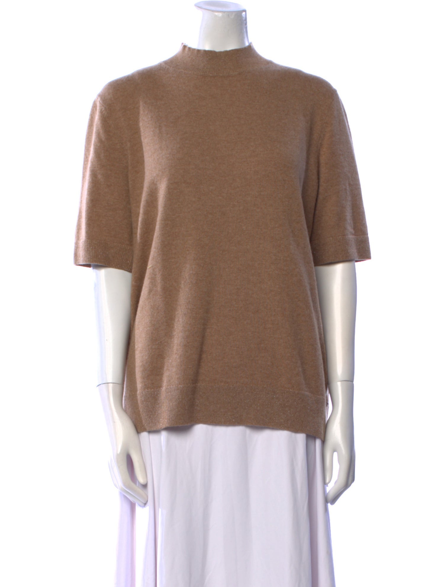 Lafayette 148 Cashmere Mock Neck Sweater
