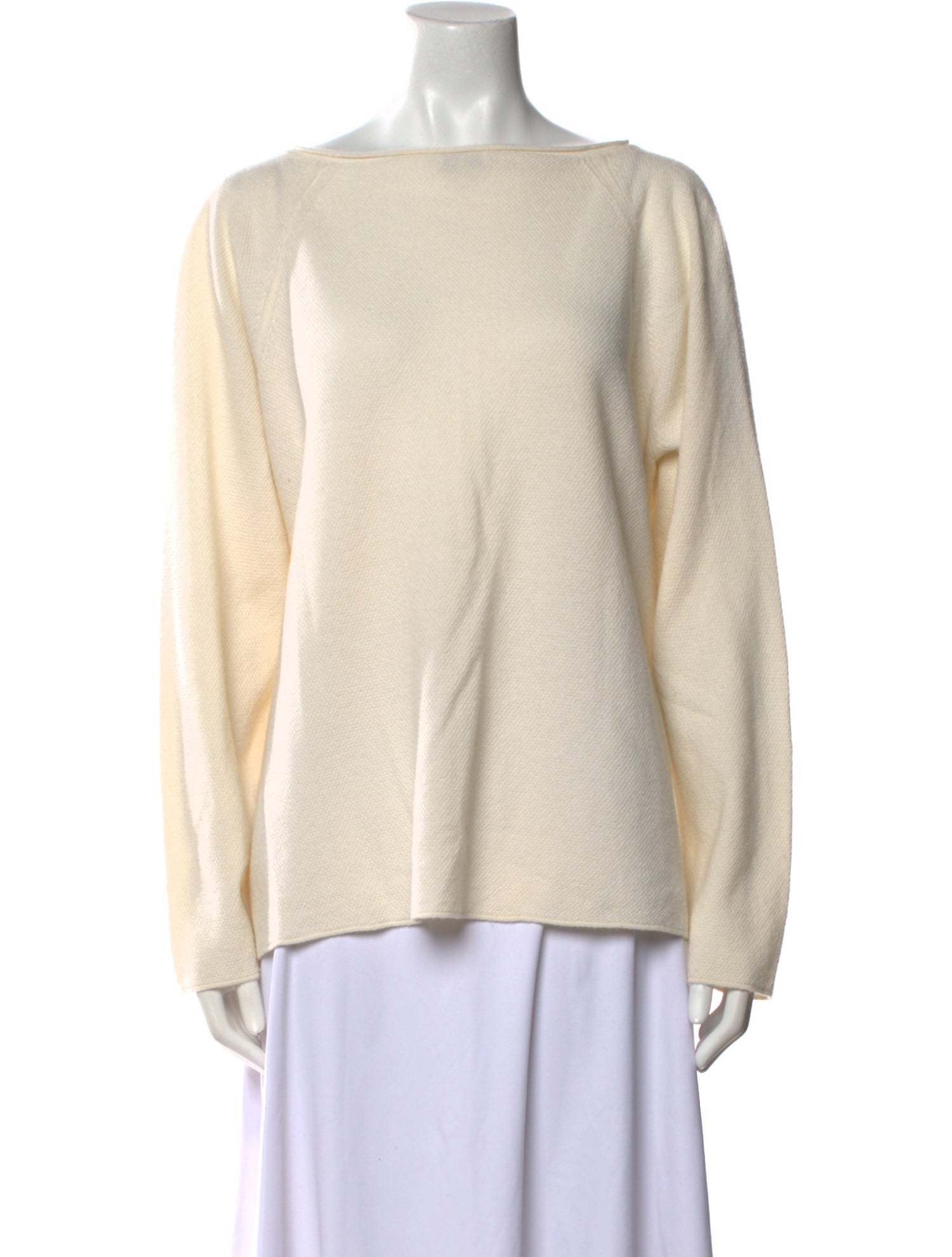 Lafayette 148 Cashmere Scoop Neck Sweater