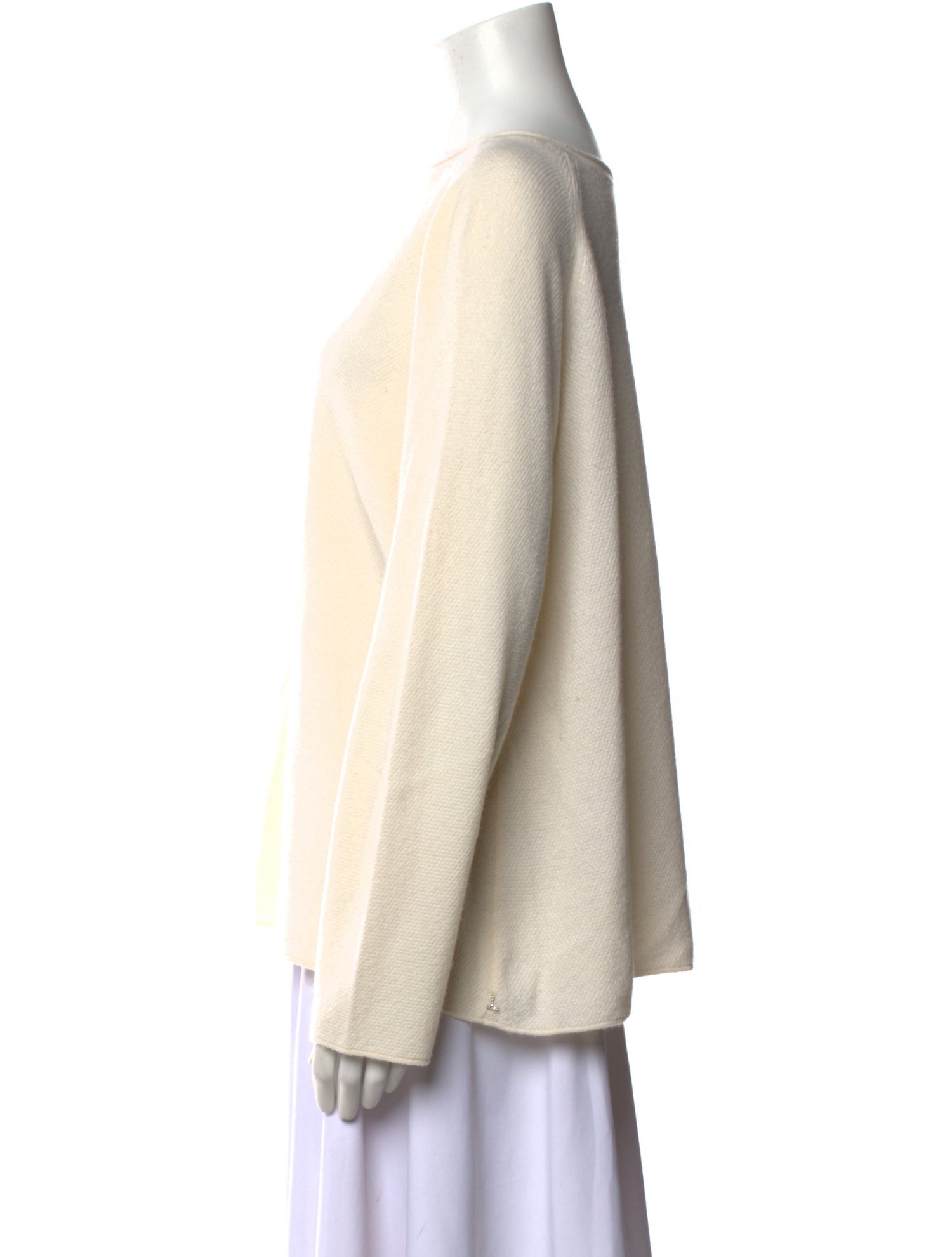 Lafayette 148 Cashmere Scoop Neck Sweater