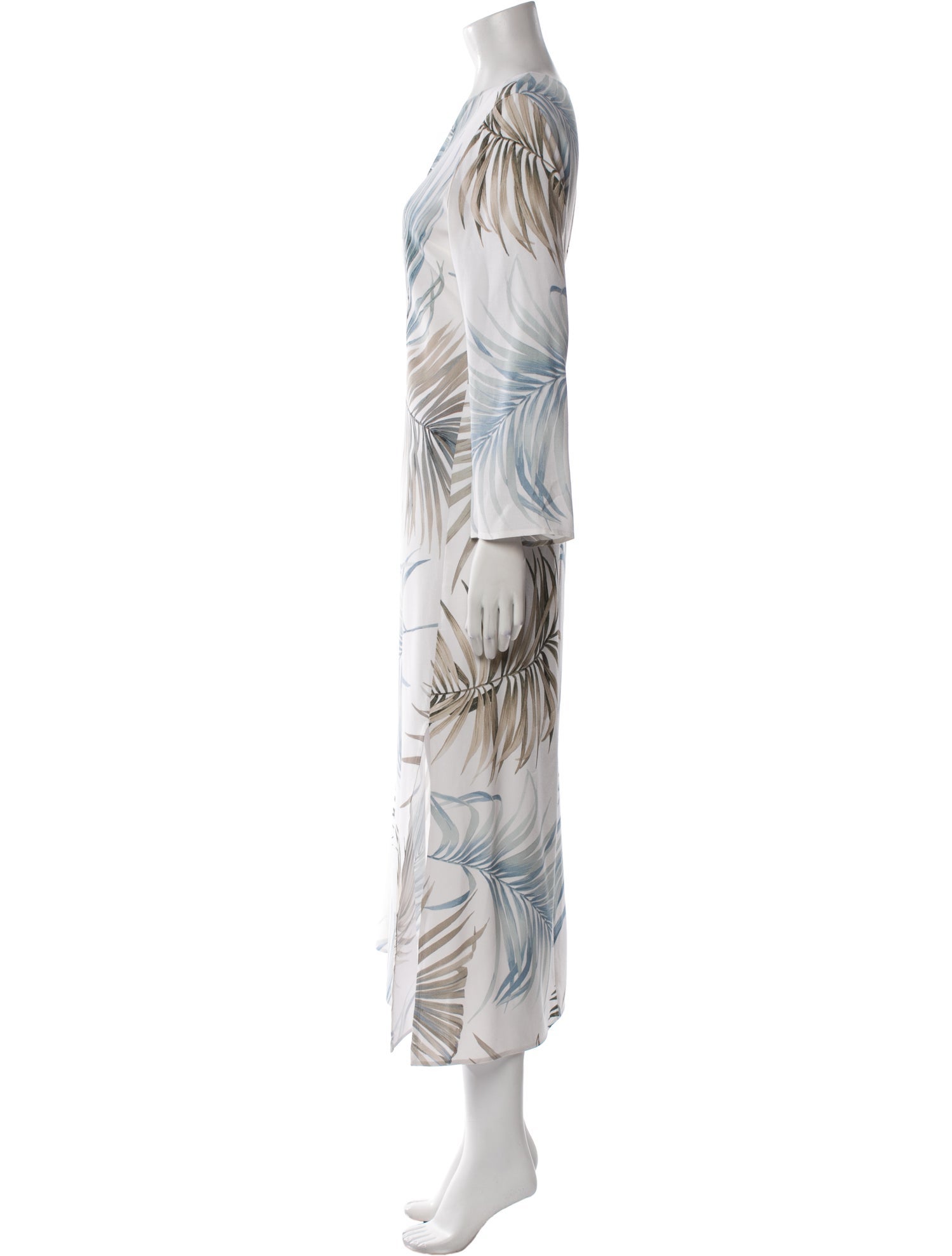 Lafayette 148 Printed Long Dress