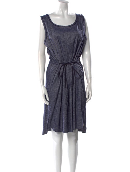 Lafayette 148 Linen Midi Length Dress