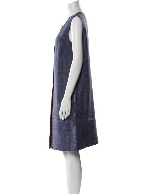 Lafayette 148 Linen Knee-Length Dress