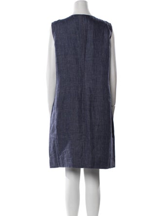 Lafayette 148 Linen Knee-Length Dress