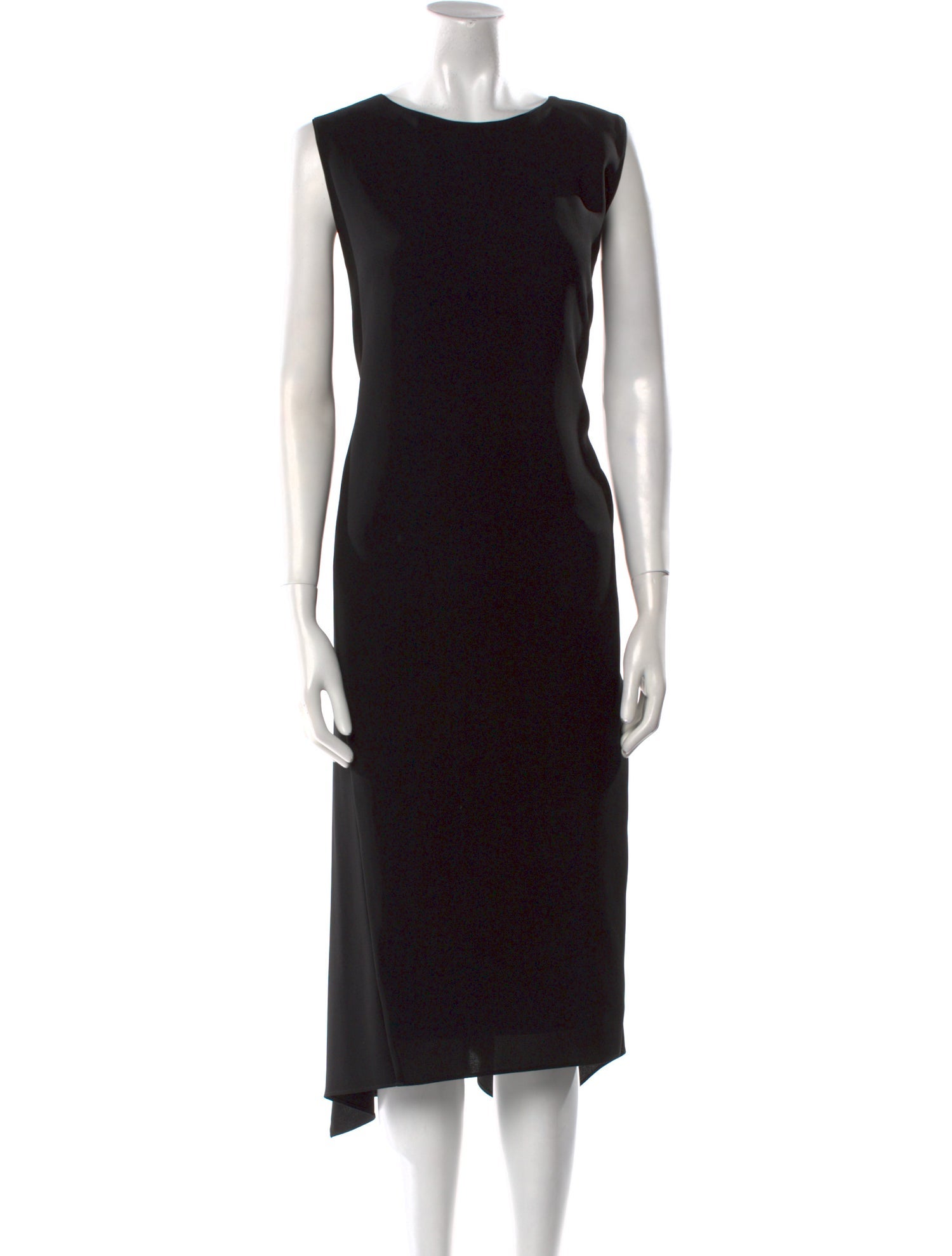 Lafayette 148 Bateau Neckline Midi Length Dress