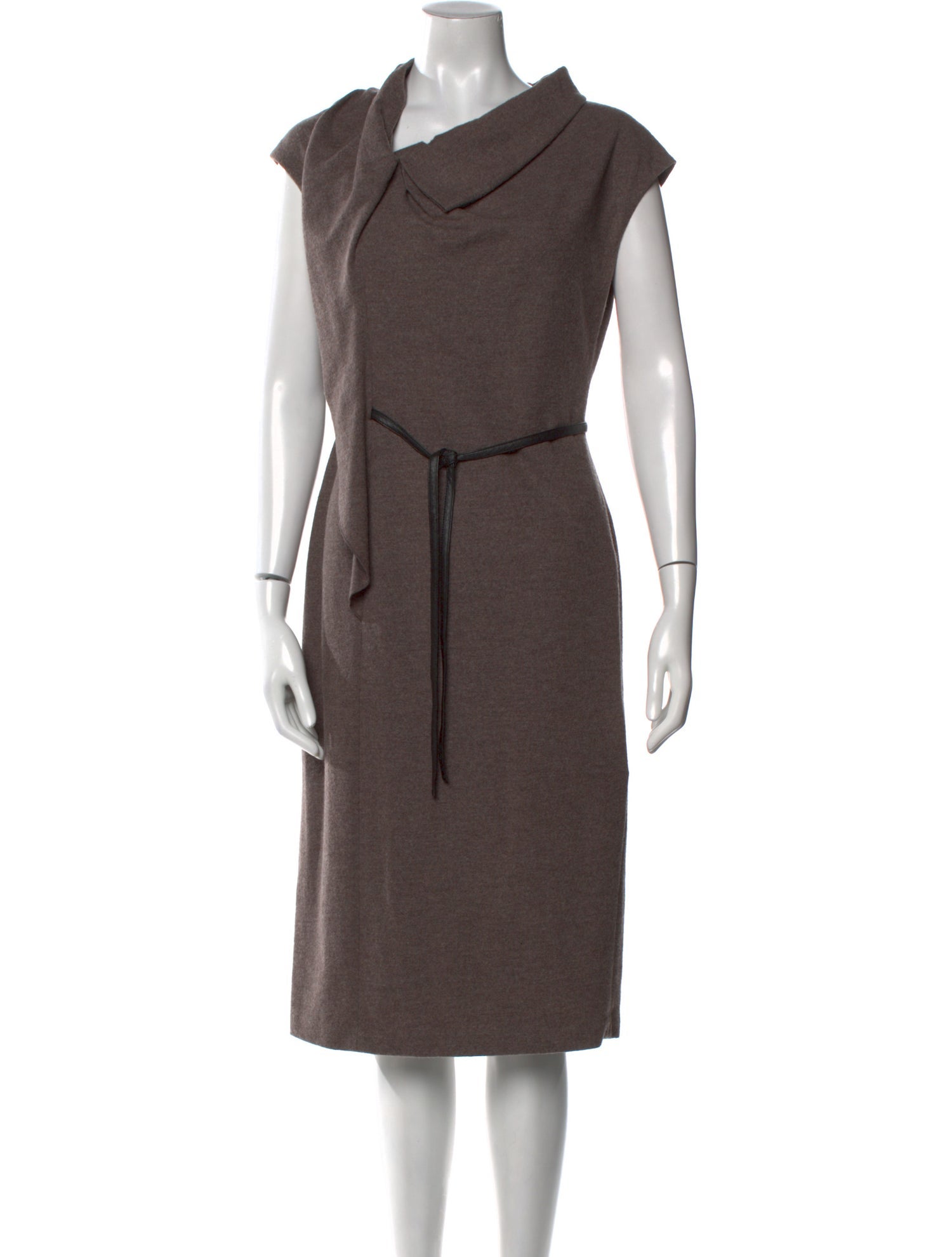 Lafayette 148 Virgin Wool Midi Length Dress