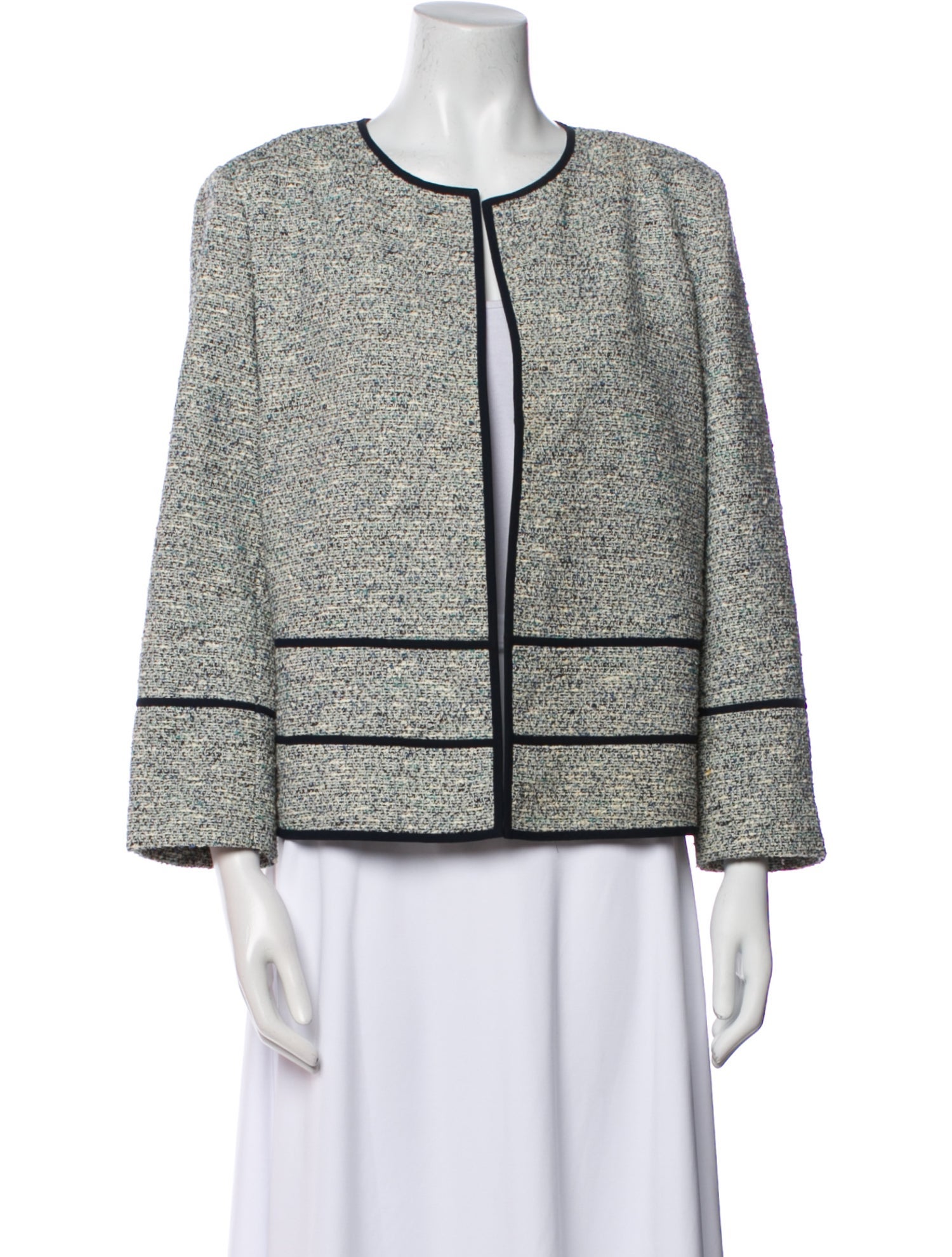 Lafayette 148 Tweed Pattern Evening Jacket