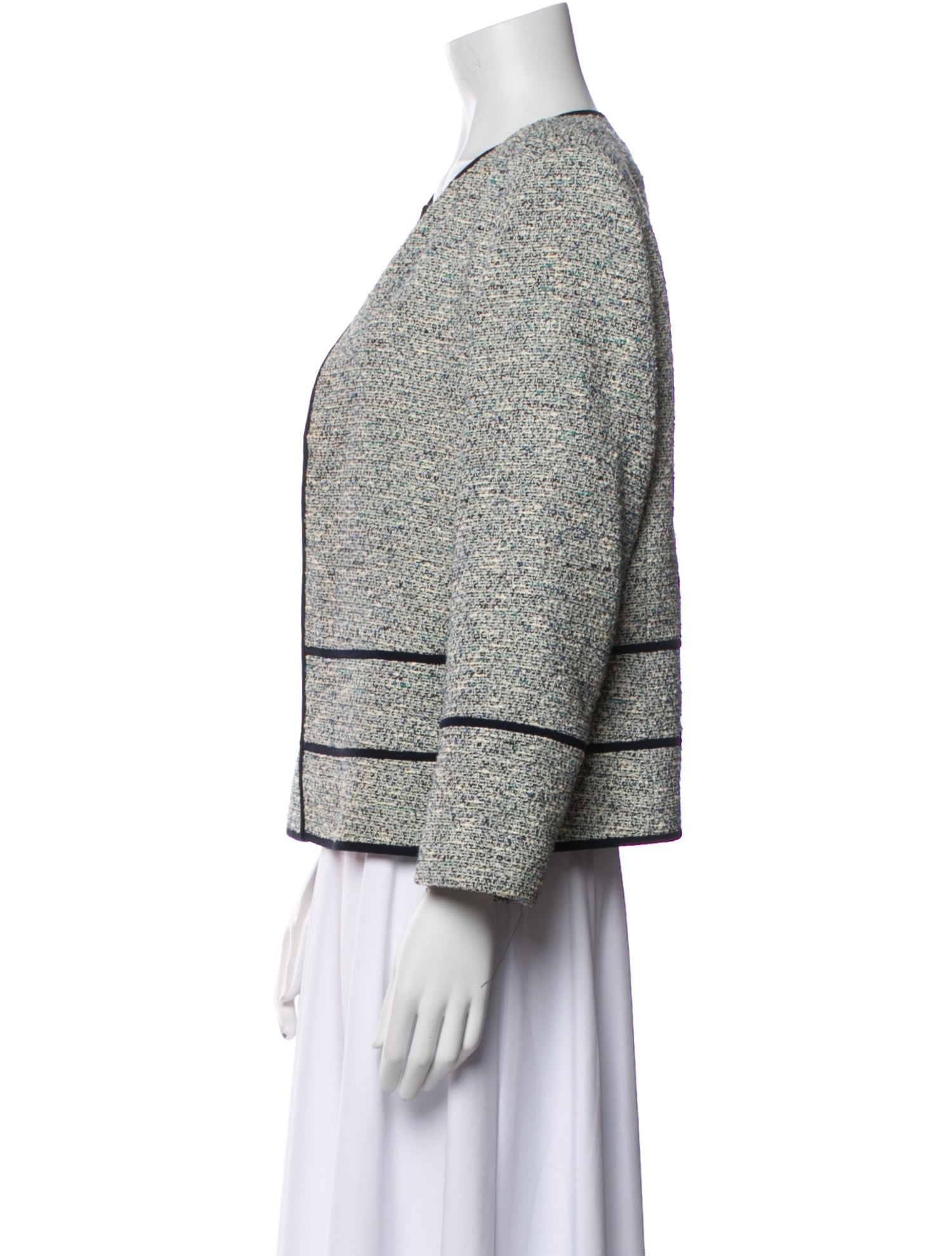 Lafayette 148 Tweed Pattern Evening Jacket