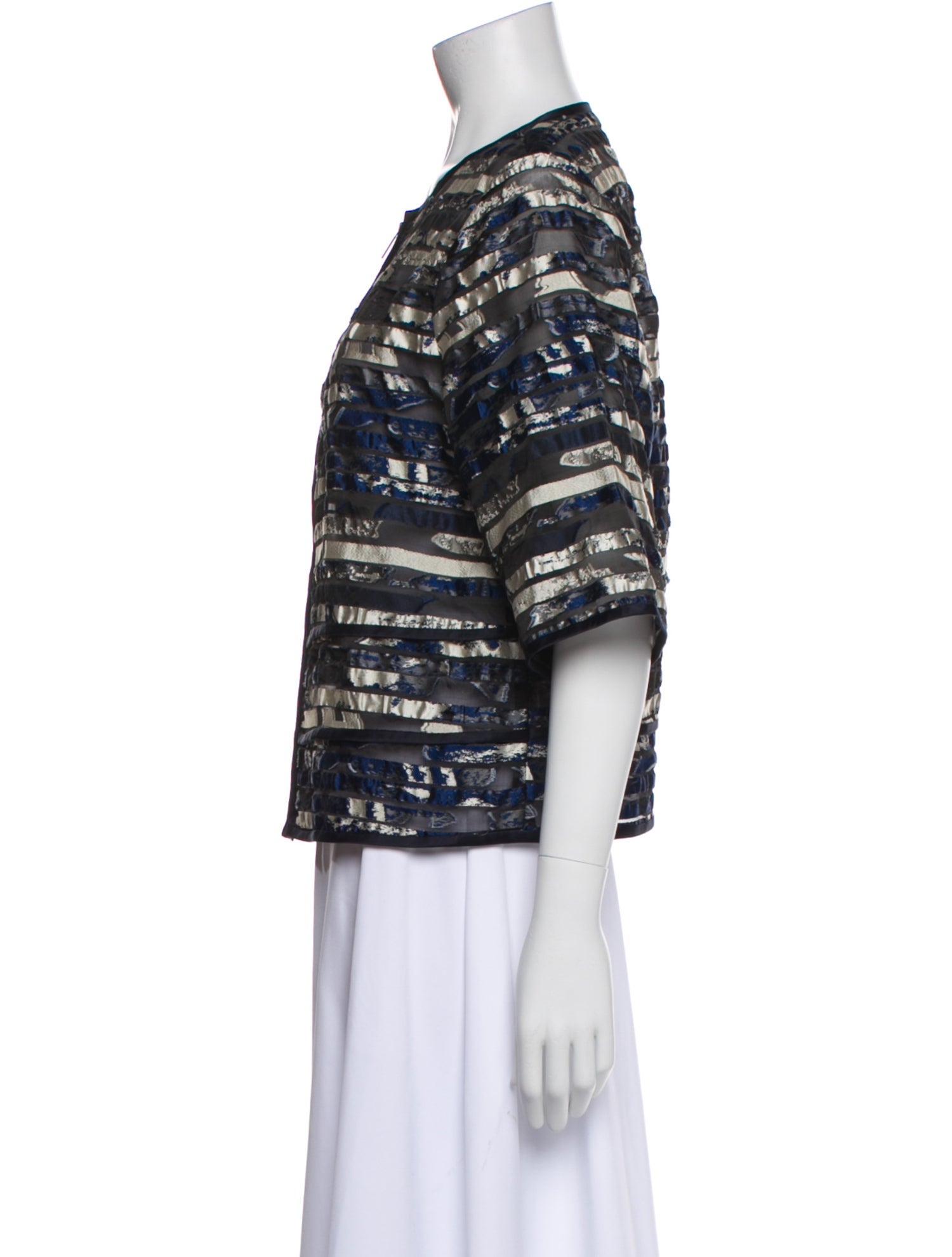 Lafayette 148 Tweed Pattern Evening Jacket