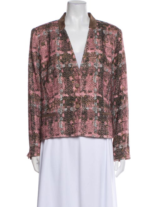 Lafayette 148 Plaid Print Blazer