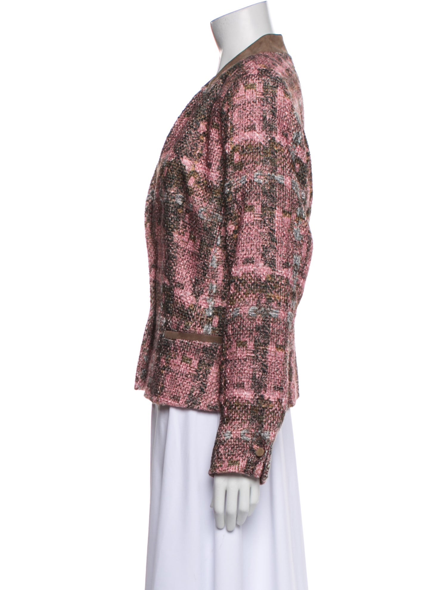 Lafayette 148 Plaid Print Blazer