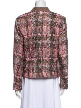 Lafayette 148 Plaid Print Blazer