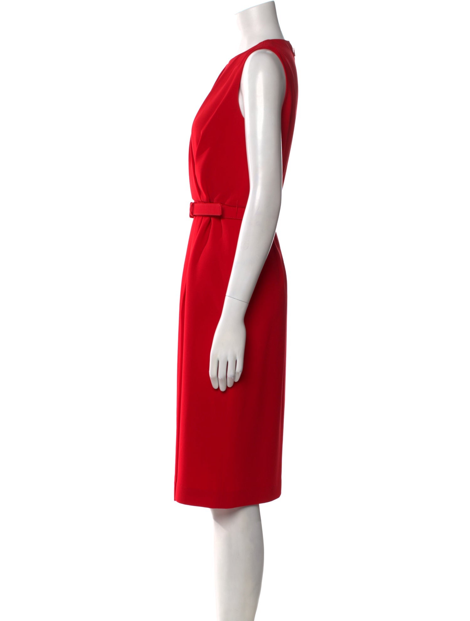 Lafayette 148 Crew Neck Knee-Length Dress