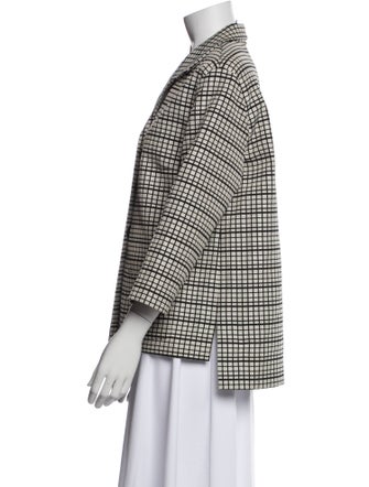 Lafayette 148 Plaid Print Blazer