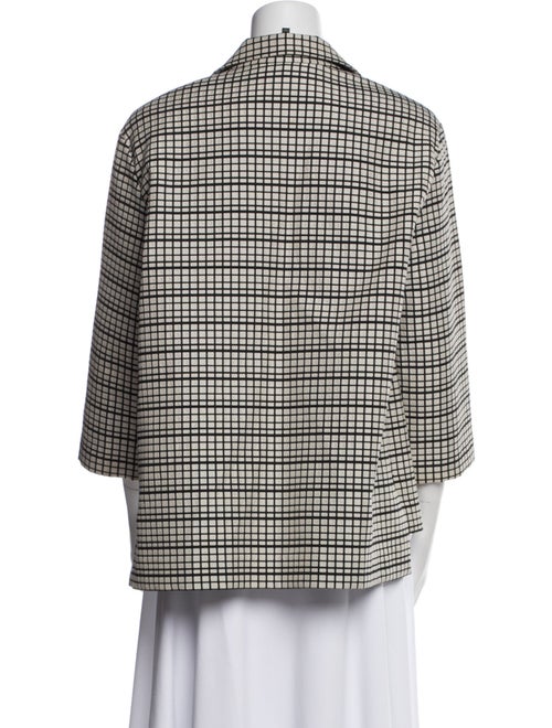 Lafayette 148 Plaid Print Blazer