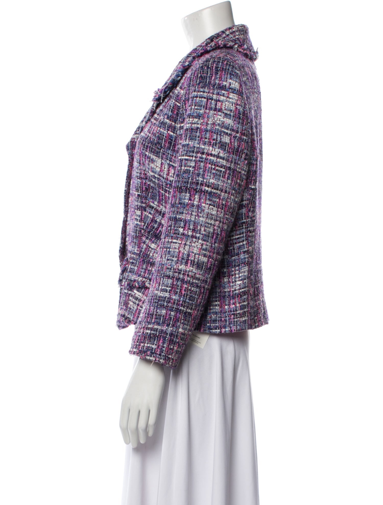 Lafayette 148 Tweed Pattern Blazer