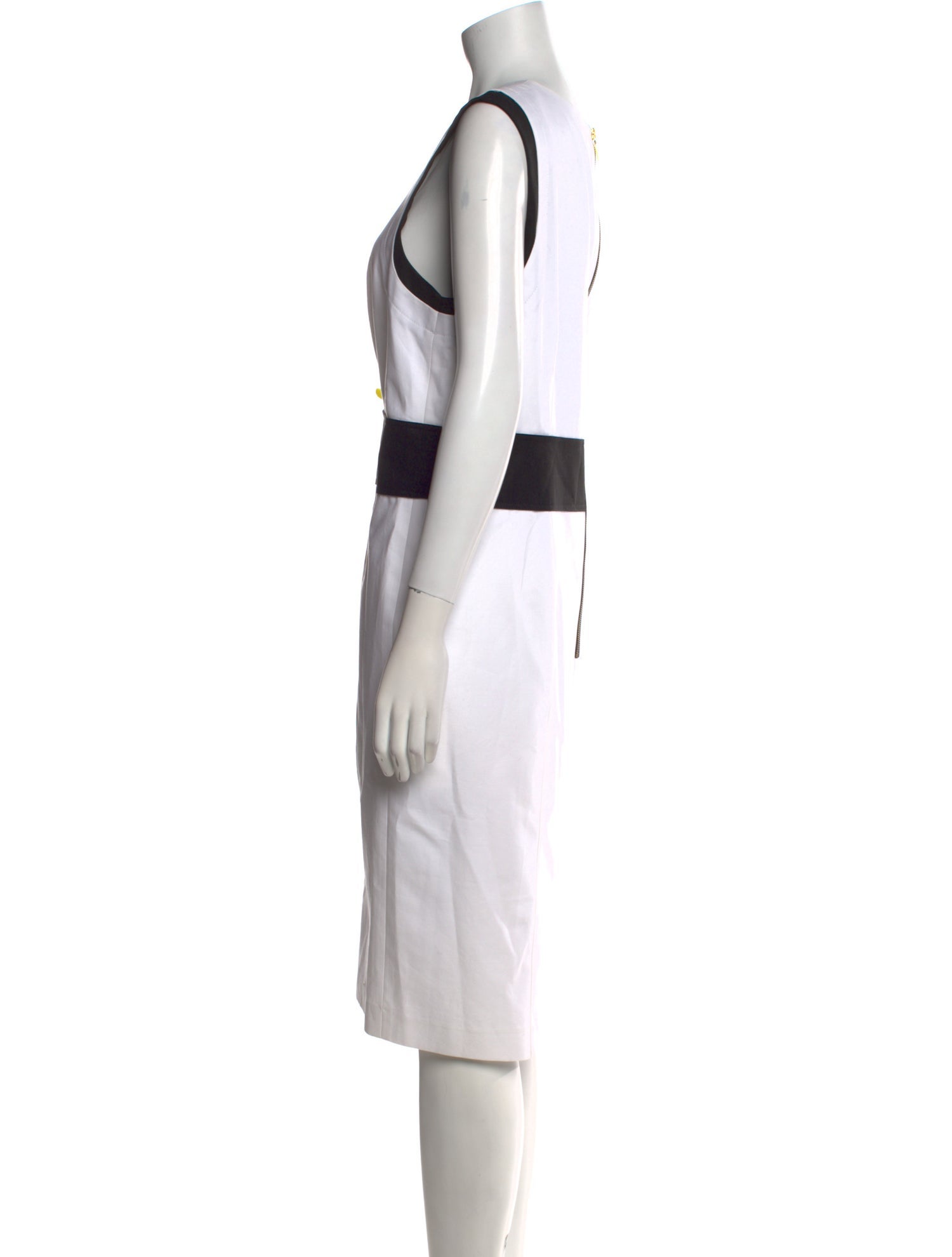 Lafayette 148 Bateau Neckline Knee-Length Dress