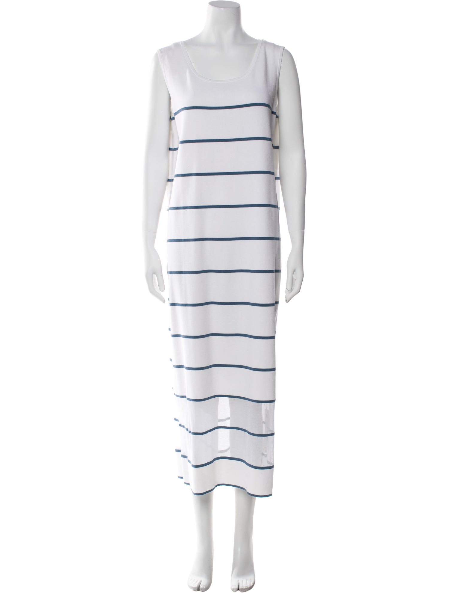 Lafayette 148 Striped Long Dress