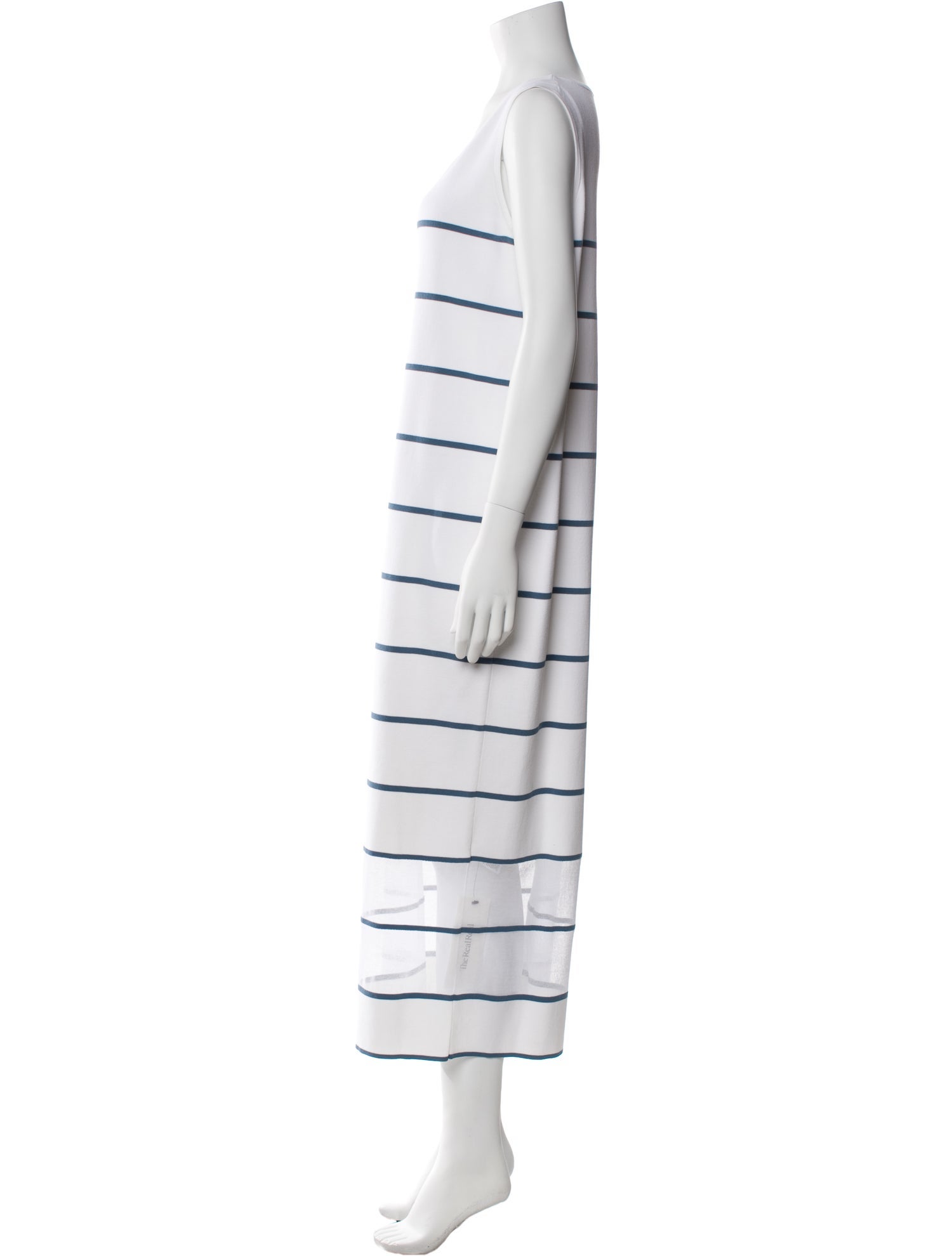 Lafayette 148 Striped Long Dress