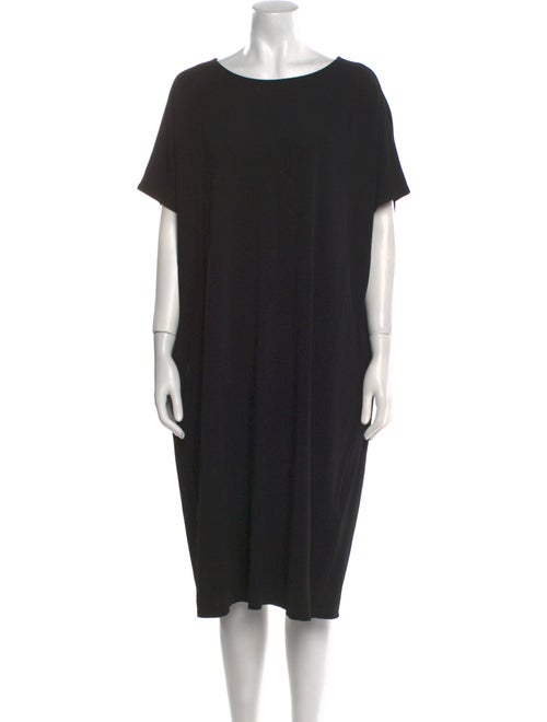 Lafayette 148 Bateau Neckline Midi Length Dress
