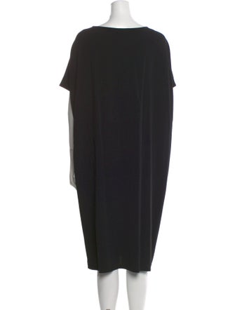 Lafayette 148 Bateau Neckline Midi Length Dress